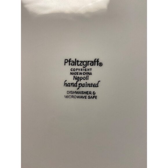 Pfaltzgraff Napoli Hand Painted Dinner Plate 11" Yellow & Terra Cotta - Picture 4 of 6